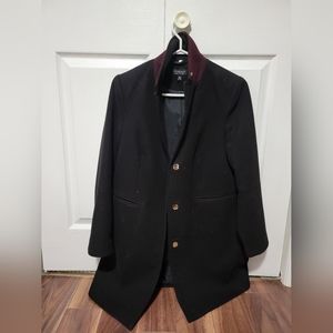 Black Topshop Wool Coat